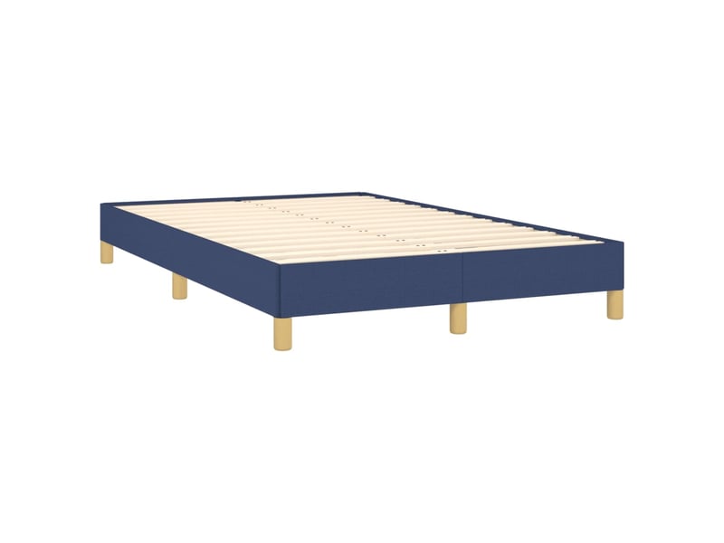  Lit double- lit adulte -  cadre de lit sans matelas bleu 120x190 cm tissu  - Conforama B