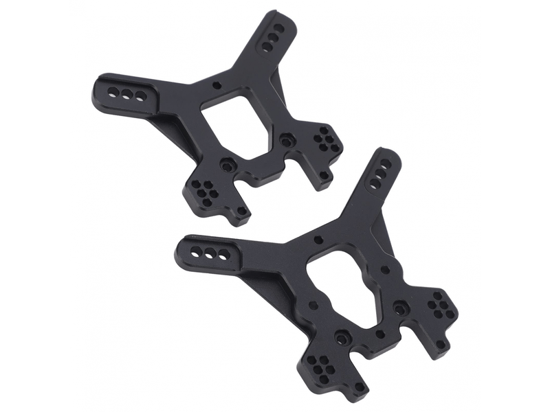 Lot de 2 panneaux de tour d'amortisseur avant et arrière en alliage d'aluminium de remplacement pour voiture télécommandée tekno et4 - comfortxl - Conforama D