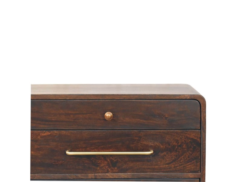  Artisan furniture commode valenza en bois massif, 6 tiroirs  - Conforama C