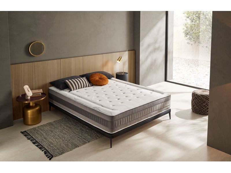 Matelas à mémoire de forme luxury magnus premium - mi-ferme, 5 cm de mémoire de forme à cellules ouvertes 8435720052039 - Conforama C