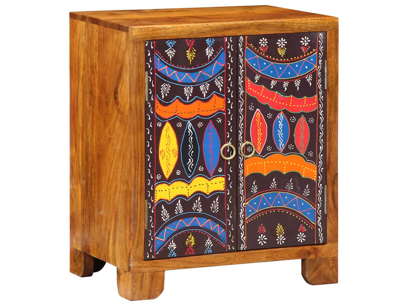  Vidaxl buffet multicolore 50x35x60 cm bois massif d'acacia  - Conforama A