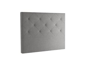 Tete de lit A fixer sur le cadre de lit largeur 180 cm <strong>M114</strong> <strong>7744935</strong> finition tissu gris