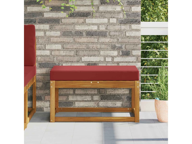  Coussin de siège, coussin d'assise d'extérieur 100 % polyester bordeaux cf55804  - Conforama B