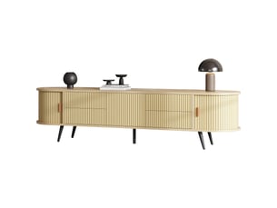 Meuble tv coloris naturel 40 cm <strong>ATELIER CONFORTIEL</strong>  <strong></strong>