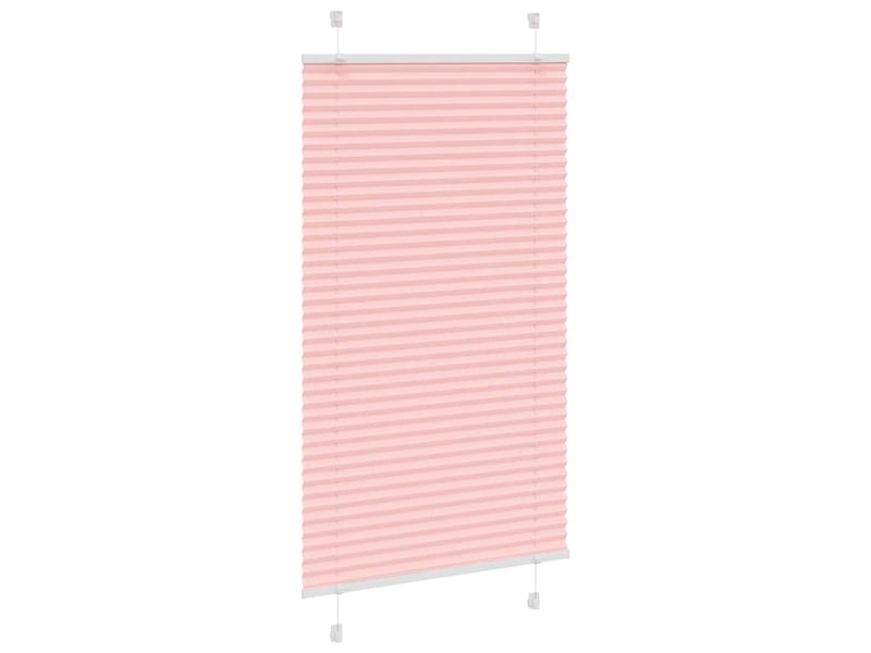  Store plissé, store de fenêtre rose 75x100 cm largeur du tissu 74,4 cm polyester cf47003  - Conforama C