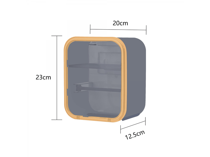  Support mural pour papier toilette et boîte à mouchoirs - installation sans perçage - rangement commode et décoratif pour salle de bain  - Conforama B