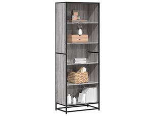Bibliotheque coloris  gris  <strong></strong> <strong></strong> - 60 cm x 170.5 cm