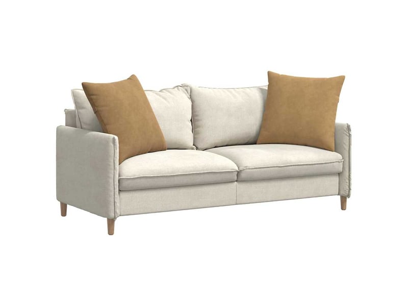  Lot de 2 coussins de canapé, coussins décoratifs marron 80 x 80 cm cf59132  - Conforama C
