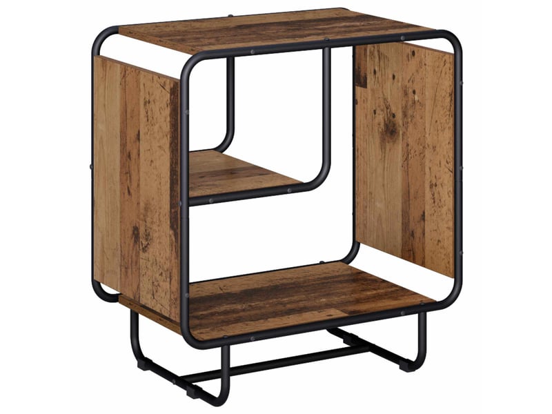  Buffet salon, buffet de rangement bois ancien 60x37,5x64,5 cm bois d'ingénierie  - Conforama A