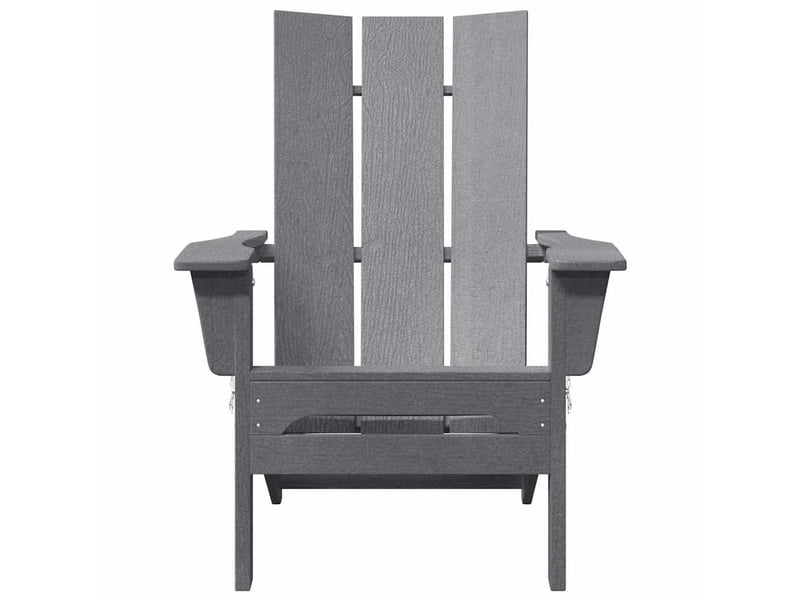  Lot de 2 chaises de jardin, chaises d'extérieur gris clair polyéthylène cf30039  - Conforama E