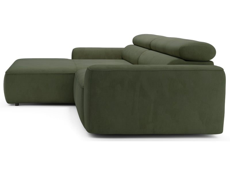 Selsey fando - canapé d'angle - 252 cm - velours vert sauge Fando - Conforama E