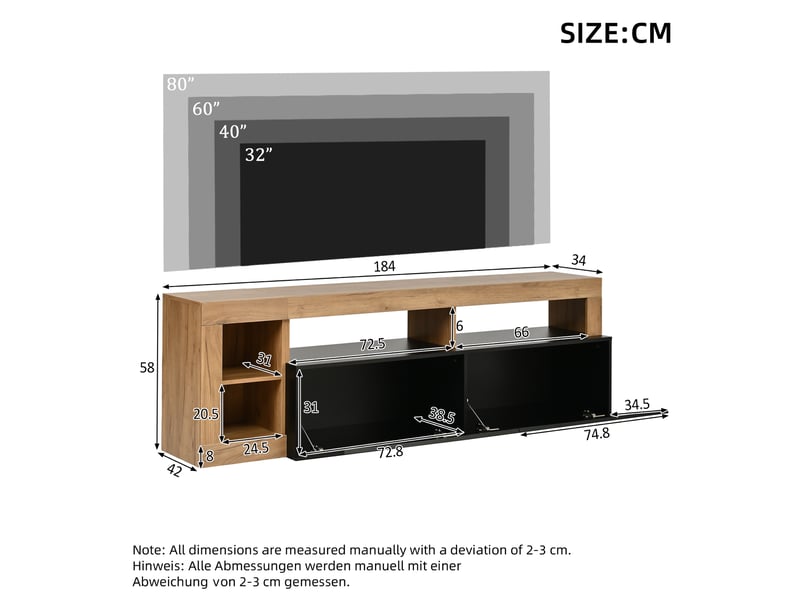  Lit mezzanine en fer et panneau de particules, blanc et naturel, 90x200 cm, avec bureau et armoire, échelle latérale avec main courante  - Conforama C