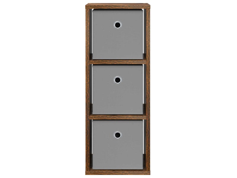  Buffet - bahut - meuble de rangement avec tiroir chêne fumé 25,5 x 22 x 69,5 cm  - Conforama E