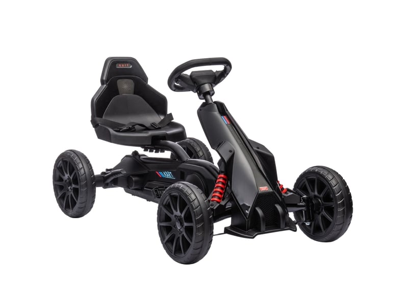  Kart à pédales enfant 100x58x58,5 cm siège réglable noir  - Conforama A