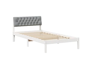 Lit simple 100x200 cm    coloris blanc