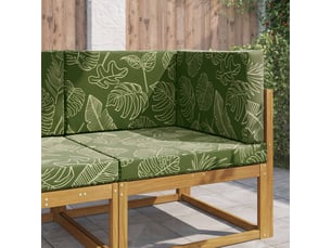 Coussin de canapé d'extérieur, coussin de chaise polyester modèle feuille cf54100