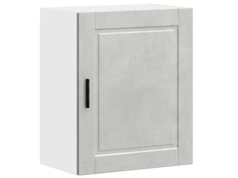 Meuble de rangement, armoire murale de cuisine porto gris béton bois d'ingénierie shl9030 - Conforama A