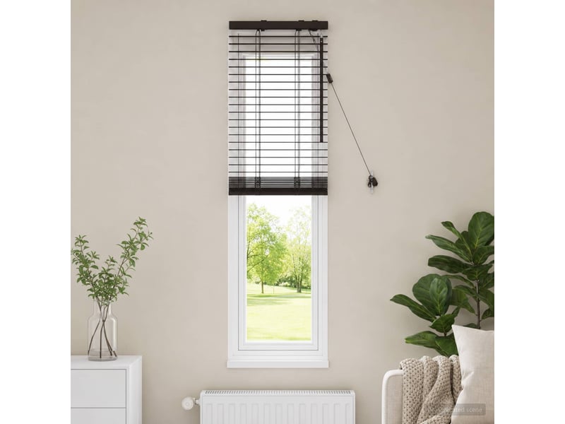  Store vénitien, store de fenêtre marron foncé 45 x 130 cm 35 mm cf47996  - Conforama B