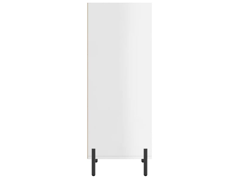  Buffet - bahut - meuble de rangement blanc brillant 34,5x32,5x90 cm bois d'ingénierie  - Conforama E