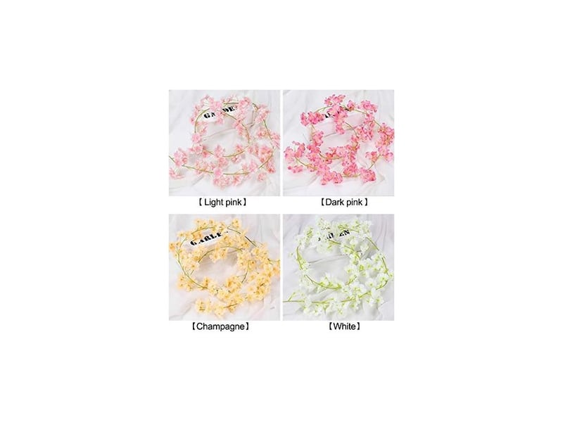  Pièce - fleur artificielle rose foncé de 180 cm 70 pouces  - Conforama E