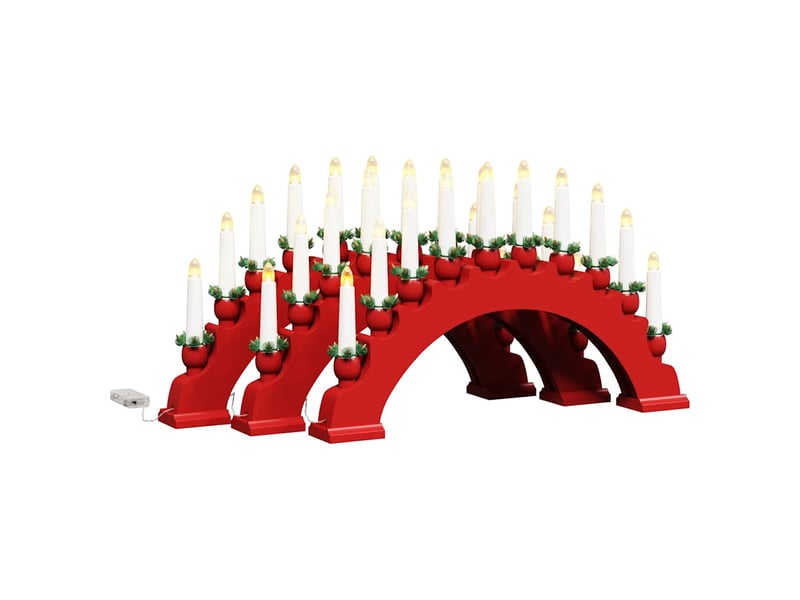  Arche de bougies de noël avec 10 bougies led 3 pcs led  - Conforama A