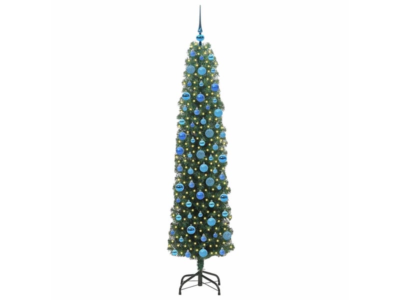  Sapin de noël artificiel, arbre de noël vert 180 cm pvc et acier et plastique shl2271  - Conforama C