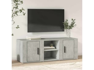 Meuble tv coloris gris 100 cm <strong></strong>  <strong></strong>