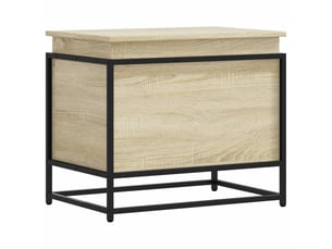 Boîte de rangement, coffre de rangement avec couvercle chêne sonoma bois ingénierie shl133