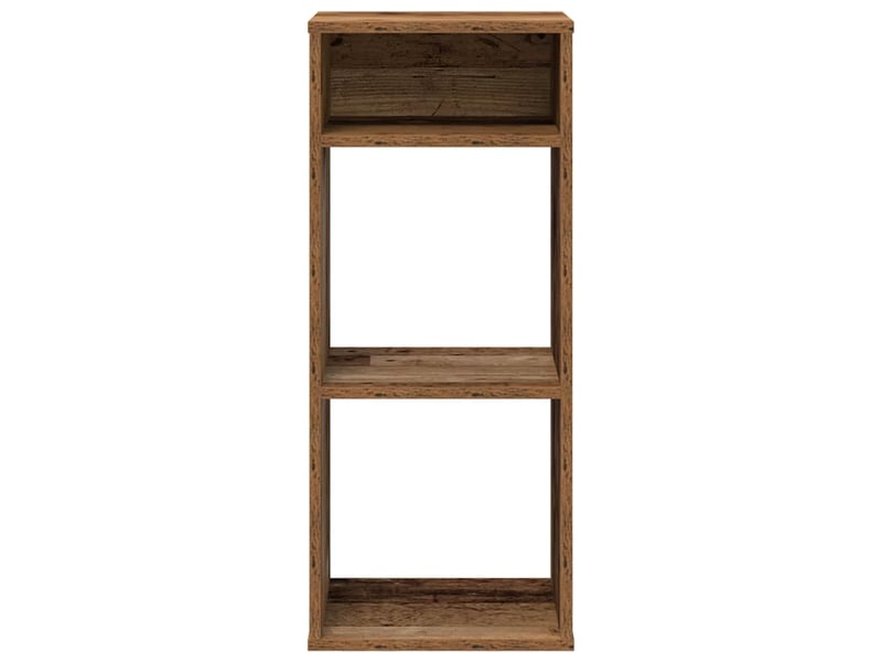 Bibliothèque, meuble de rangement salon vieux bois 34x31x80 cm bois d'ingénierie  - Conforama D