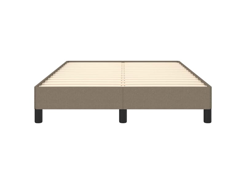  Lit double- lit adulte -  cadre de lit sans matelas taupe 120x190 cm tissu  - Conforama D