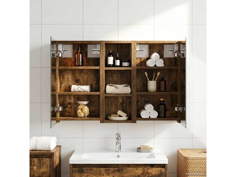 Ensemble de meubles de salle de bain 3 pcs 80x10.5x50 cm shl868 - Conforama B
