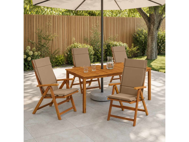  Lot de 4 coussins de chaise à dossier haut  gemert cf59323  - Conforama B