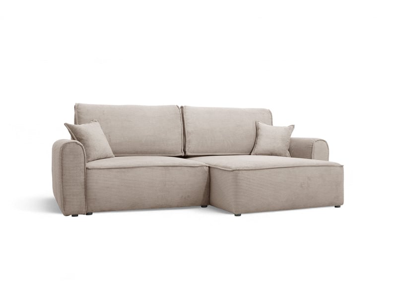  Canapé d'angle convertible martin beige  - Conforama A