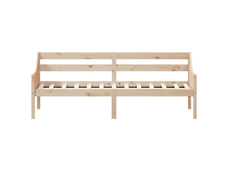  Lit simple- lit adulte -  lit de jour sans matelas 80x200 cm bois de pin massif  - Conforama C