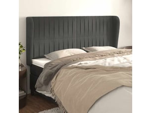 Tete de lit A poser largeur 163 cm gris