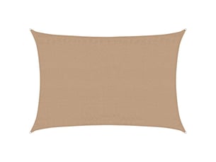 Voile d'ombrage - voile d'ombre - voile parasol 160 gm² taupe 4x6 m pehd