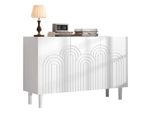 Buffet 3 porte(s) 0 tiroir(s) REDOM - 120 cm coloris blanc