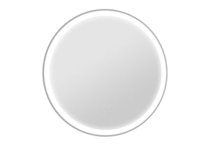 Miroir rond(e) de salle de bain coloris blanc <strong>MIVRAY </strong>  <strong></strong> - 60 cm x 60 cm