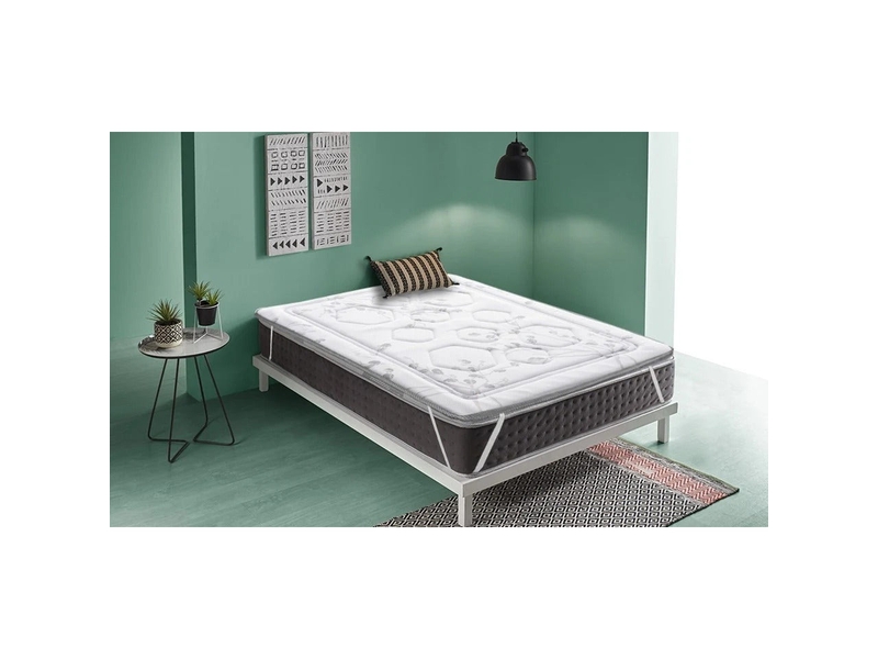  Surmatelas visco luxury graphène - visco au graphène 3 cm, tissu stretch et base respirante 8435720053975 - Conforama B