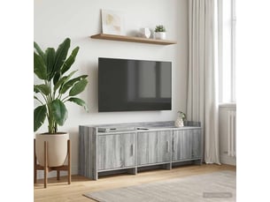 Meuble tv coloris gris 130 cm <strong></strong>  <strong></strong>