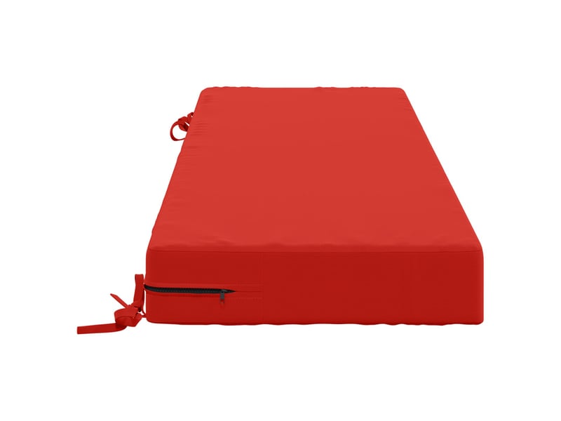  Coussin d'assise, coussin pour chaisecanapé soest 100 % polyester rouge 120 x 40 x 10 cm cf51474  - Conforama D