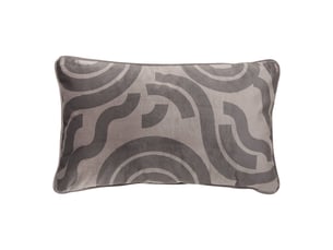 Coussin lilou rectangulaire 30x50cm gris