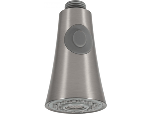Douchette extractible pour robinet de cuisine à 2 fonctions - pour la réparation de robinets d'évier - 1 pièce, argentée
