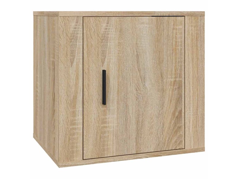 Lot de 2 table de chevet chanmbre, table d'appoint chêne sonoma 50x39x47 cm  - Conforama E