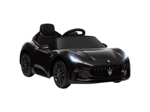 Voiture électrique pour enfants sous licence maserati gran turismo folgore, 12v avec télécommande, de 3 à 5 ans, noir