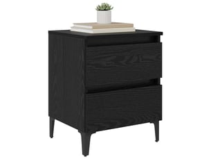 Table de chevet - cabinet de chevet - table de nuit 2 pc chêne noir 40 x 35 x 50 cm