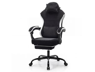 Fauteuil gaming MEUBLIV avec assise réglable en hauteur