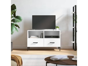 Meuble tv coloris blanc 80 cm <strong></strong>  <strong></strong>