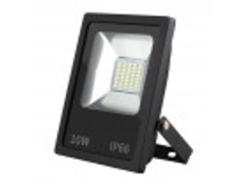  Fabrilamp dacita projecteur led extérieur 10 w, 900 lm, 6500 k, ip66, noir 147380109 - Conforama B