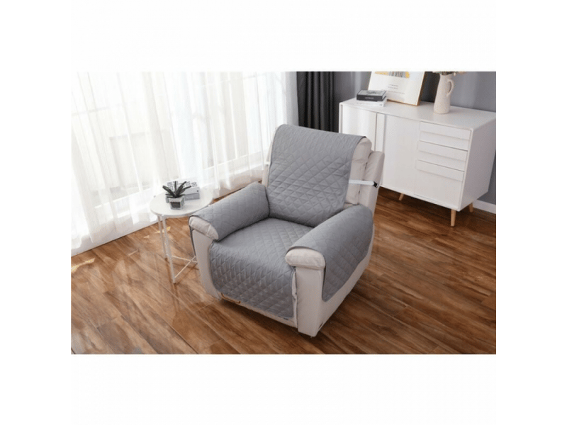  Housse de chaise - gris 55 x 200 cm housse fauteuil relax 1 place, housse de canapé protecteur inclinable imperméable pour chambre  - Conforama C